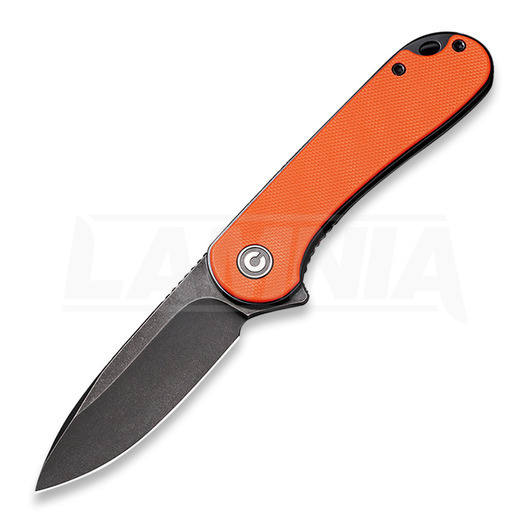 Πτυσσόμενο μαχαίρι CIVIVI Elementum Black, πορτοκαλί C907Y
