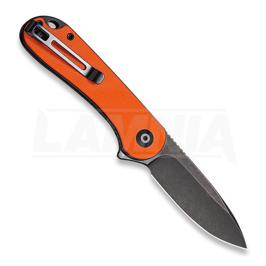 CIVIVI Elementum Black folding knife, orange C907Y