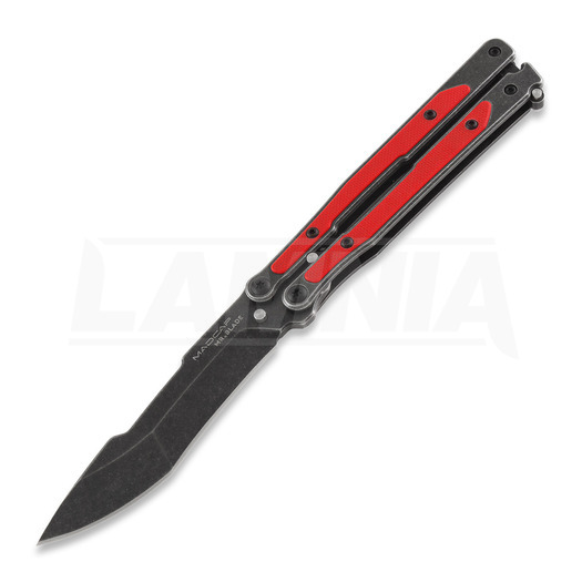 Mr. Blade Madcap butterfly knife, red