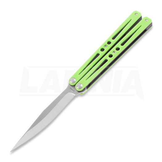 Ryworx Setsuna butterfly knife, neon green
