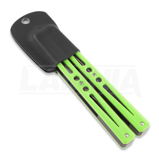 Ryworx Setsuna butterfly knife, neon green