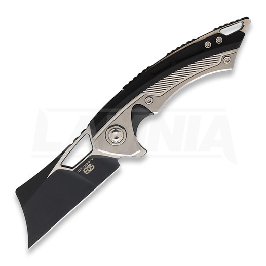 EOS Mini Nautilus Framelock folding knife, black