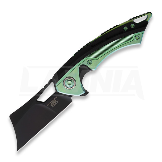 EOS Mini Nautilus 折り畳みナイフ, Black/Green