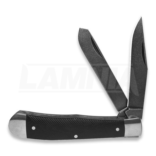 Roper Knives Trapper D2 pocket knife, crna