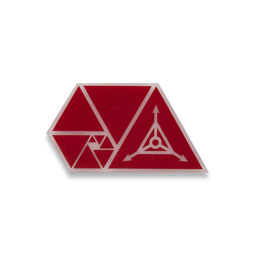Emblemă Triple Aught Design Ranger Eye ACR Aperture GITD Red Standard