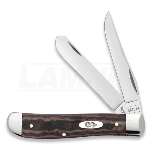 Case Cutlery Rustic Red Richlite Smooth Mini Trapper linkkuveitsi 13621