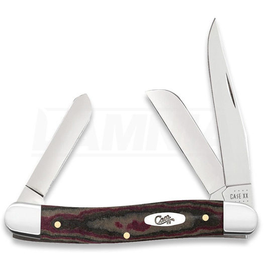Pocket knife Case Cutlery Rustic Red Richlite® Smooth Medium Stockman 13622