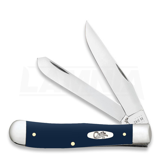 Case Cutlery Navy Blue Synthetic Smooth Trapper Pocket knife 23610