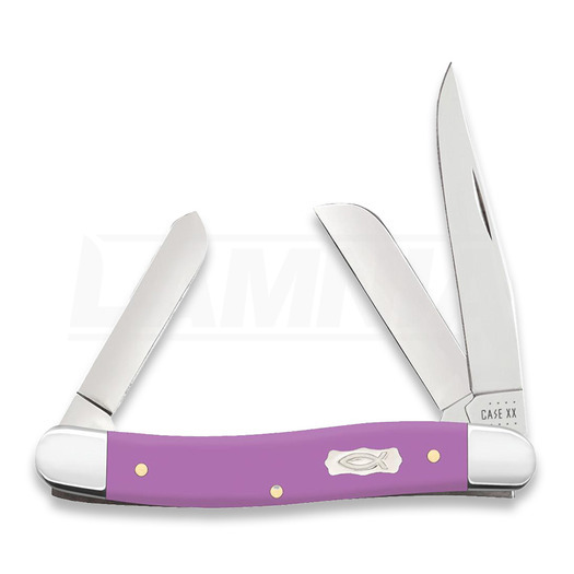 Pocket knife Case Cutlery Lilac Synthetic Smooth Stockman 39162