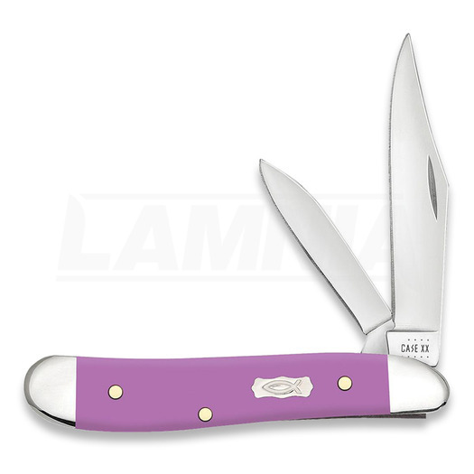 Case Cutlery Lilac Synthetic Smooth Peanut pocket knife 39166