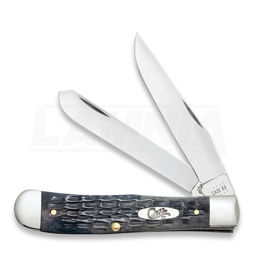 Pocket knife Case Cutlery Pocket Worn Gray Bone Crandall Jig Trapper 58410