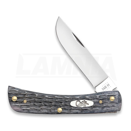 Pocket knife Case Cutlery Pocket Worn Gray Bone Crandall Jig Sod Buster Jr 58412