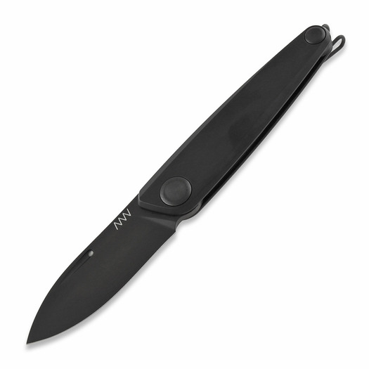 Skladací nôž ANV Knives Z050 Plain edge, DLC