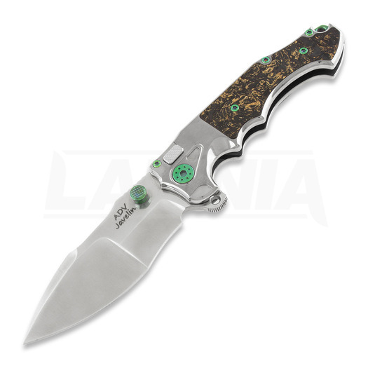 Andre de Villiers Javelin összecsukható kés, satin/copper shred