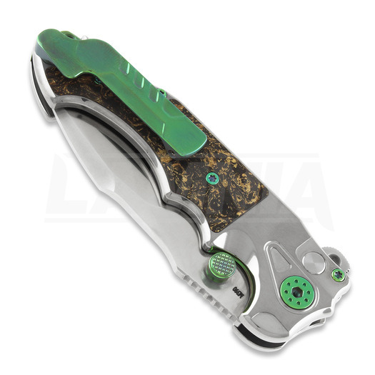 Andre de Villiers Javelin összecsukható kés, satin/copper shred
