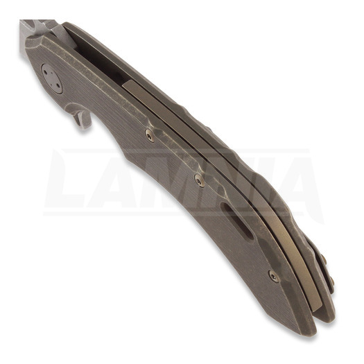 Olamic Cutlery Wayfarer 247 M390 Harpoon sulankstomas peilis