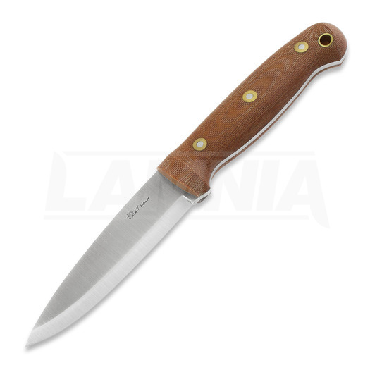 LT Wright GNS Scandi knife, brown