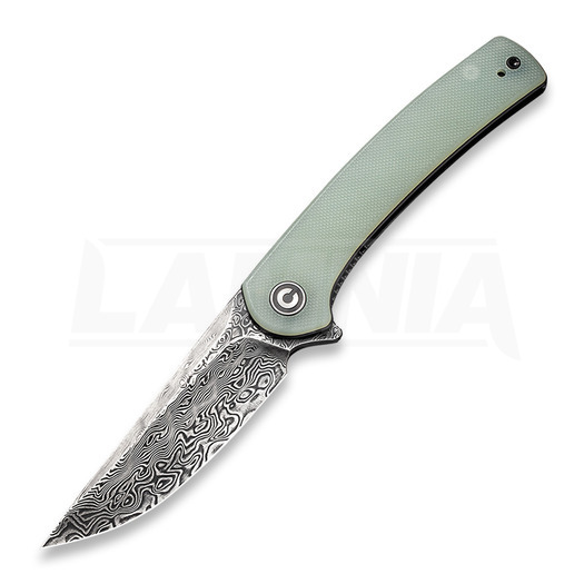 CIVIVI Mini Asticus Damascus folding knife, natural G10 C19026B-DS1
