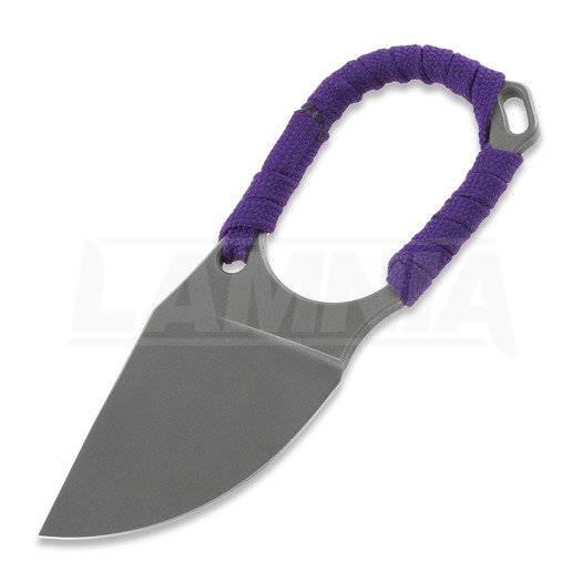Jake Hoback Knives Jeremiah Johnson peilis, kabinamas ant kaklo, violetinė