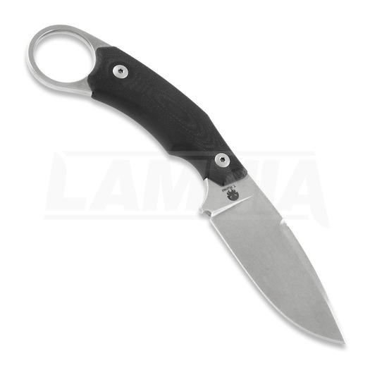 Lionsteel H2 Drop Point knife, black G10 H2GBK