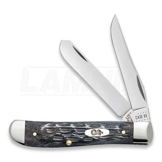 Case Cutlery Pocket Worn Gray Bone Crandall Jig Mini Trapper סכין מתקפלת 58414