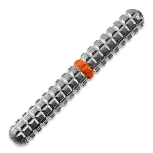 Audacious Concept Tenax Pen Titanium toll, Stonewashed, Orange Ring AC701000113