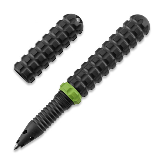 Στυλό Audacious Concept Tenax Pen Titanium, PVD Black, Lime Ring AC701000111