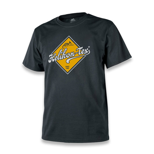 Helikon-Tex Road Sign tシャツ, 黒 TS-HRS-CO-01