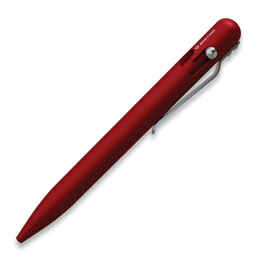 Bastion Bolt Action Pen Aluminum, red