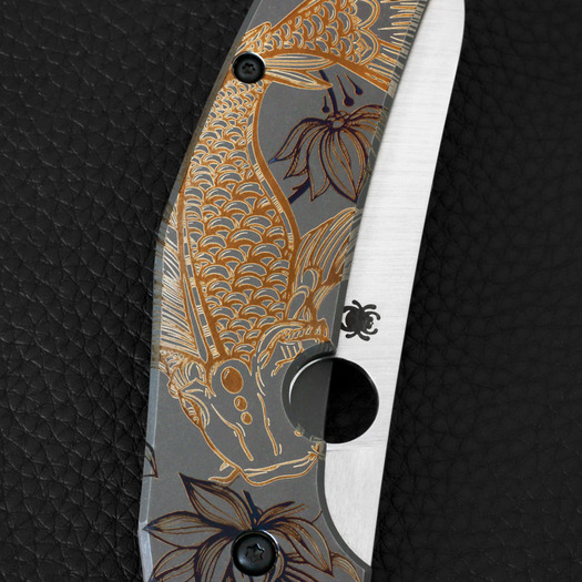 Складной нож Spyderco SpydieChef CQI, gold hakuun C211TIPLS6