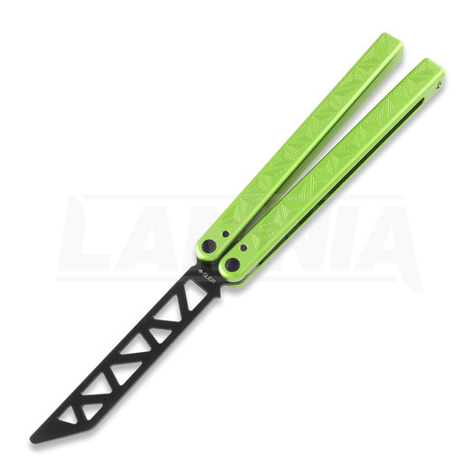 Glidr Original 4 Lime Green balisong träningsknivar