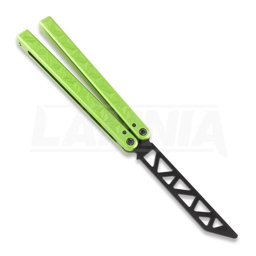 Glidr Original 4 Lime Green balisong träningsknivar