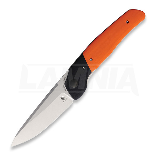 Kizer Cutlery In Yan Black And Orange folding knife