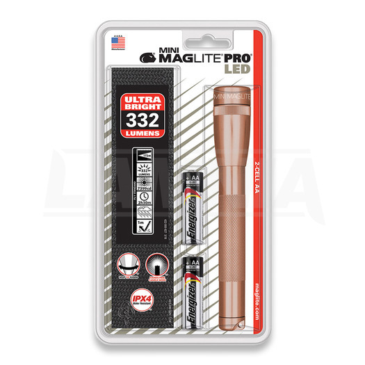 Mag-Lite Mini Maglite LED 2AA Pro Rose