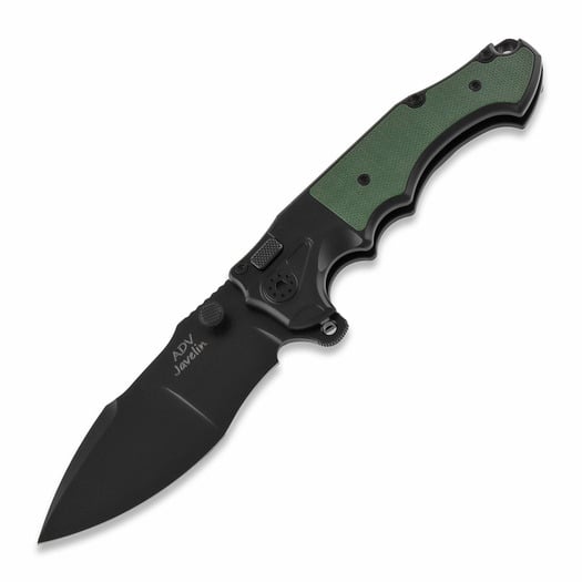 Andre de Villiers Javelin G10 折叠刀, black/od green
