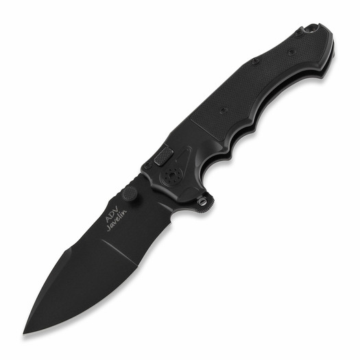 Andre de Villiers Mini Javelin összecsukható kés, Black G10