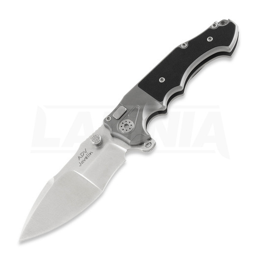Andre de Villiers Javelin G10 folding knife, satin/black