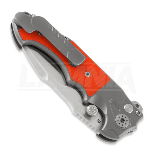 Πτυσσόμενο μαχαίρι Andre de Villiers Javelin G10, satin/orange