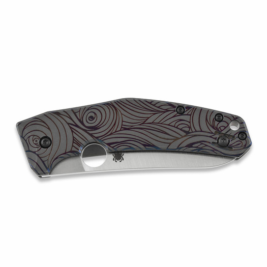 Складной нож Spyderco SpydieChef CQI, purple currents C211TIPLS11