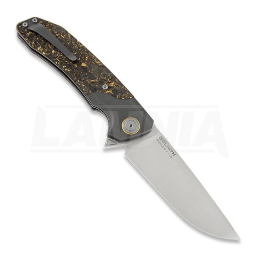 Πτυσσόμενο μαχαίρι Maxace Goliath 2.0, gold shred carbon fiber