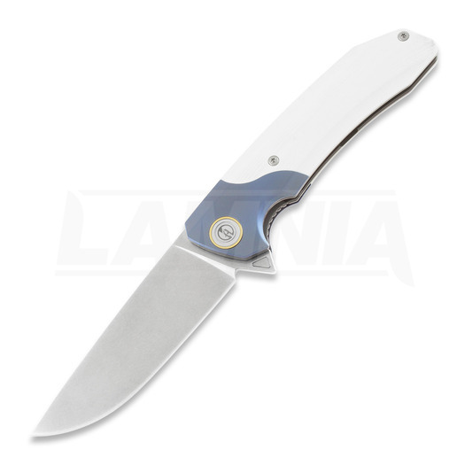 Maxace Goliath 2.0 M390 folding knife, white G10