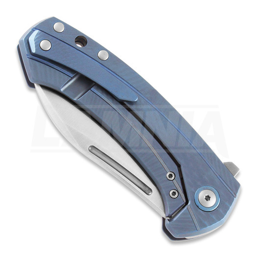 MKM Knives Colvera foldekniv, Ti blue MKLS02-TBL