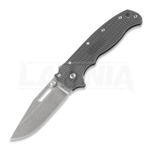 Briceag Demko Knives AD 20.5 Stonewashed, Clip Point, gri