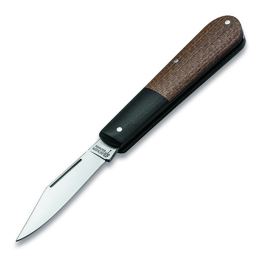 Böker Barlow Integral Burlap Micarta Brown folding knife 110943