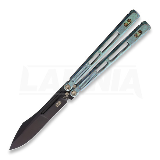 EOS Trident balisong, Antique Green