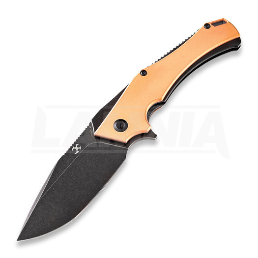 Kansept Knives Helix Framelock D2 Copper összecsukható kés