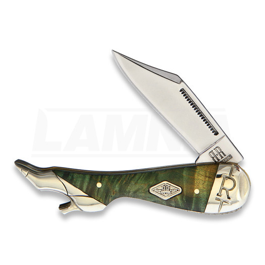 Rough Ryder Leg Knife Artisan Wood sklopivi nož