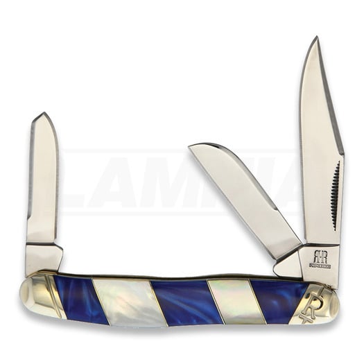 Rough Ryder Stockman Blue Ocean folding knife