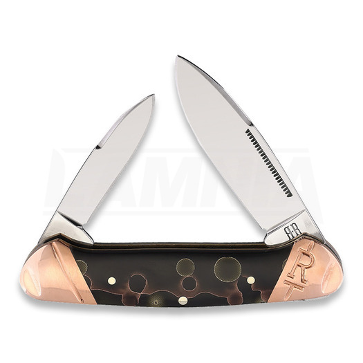 Rough Ryder Canoe Copper Swirl pocket knife