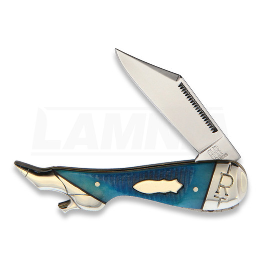 Rough Ryder Black and Blue Leg Knife pocket knife